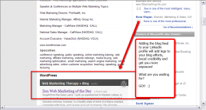 linked_in_blog_feed Give your blog legs - marry it to Linkedin!