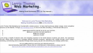 lorrie_thomas_first_site1 A little branding goes a long way - CLICK to see the site now!