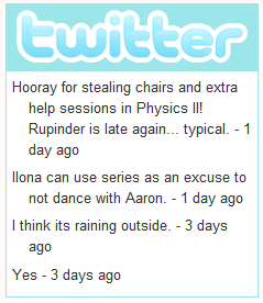 twitterbadge1 Twitter Badges are Flair for Your Blog
