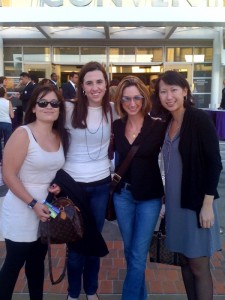 Nicki Gauthier, Kaili Hawley, Lorrie Thomas and Emilia Doerr at the Women's Conference October 2009