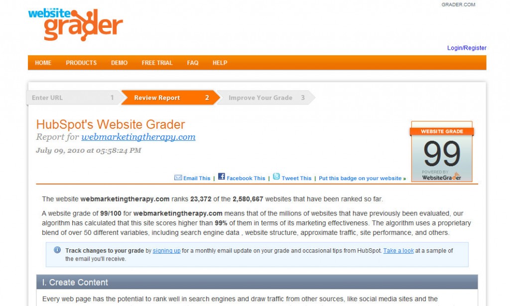 Website Grader