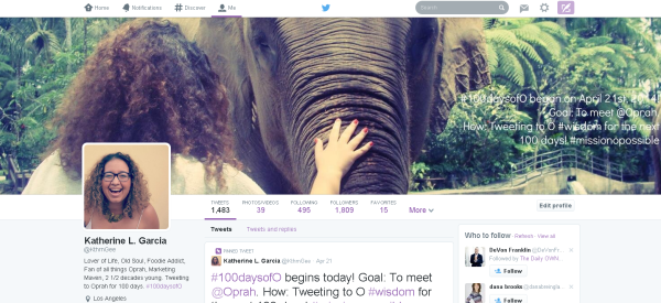 Twitter new layout 2014