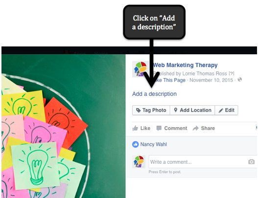Web Marketing Tip: Adding a Facebook Cover Image Link