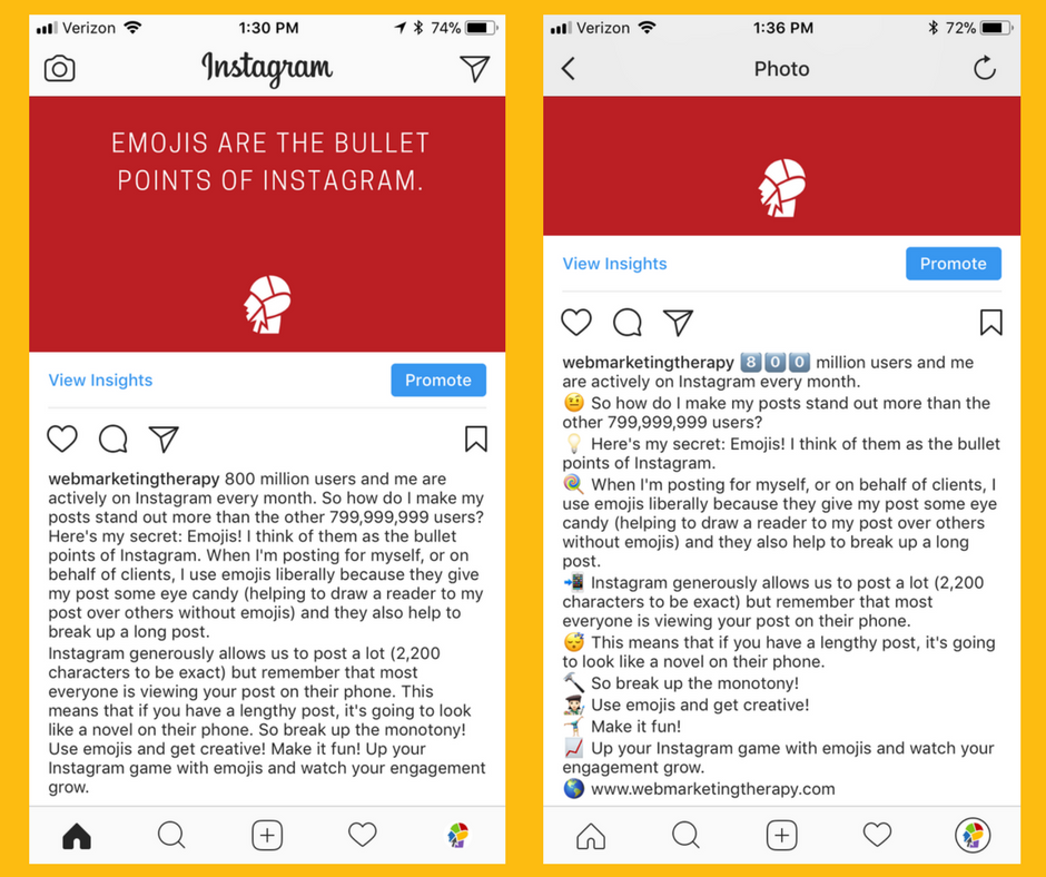 Web Marketing Therapy Up Your Instagram Game