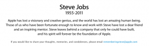 Remembering Steve Jobs Remembering Steve Jobs