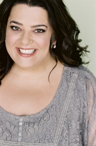 Jess big smile brown shirt LR