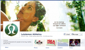 Lululemon branding
