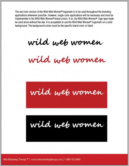 Web Marketing Therapy Style Guide Single ColorUse
