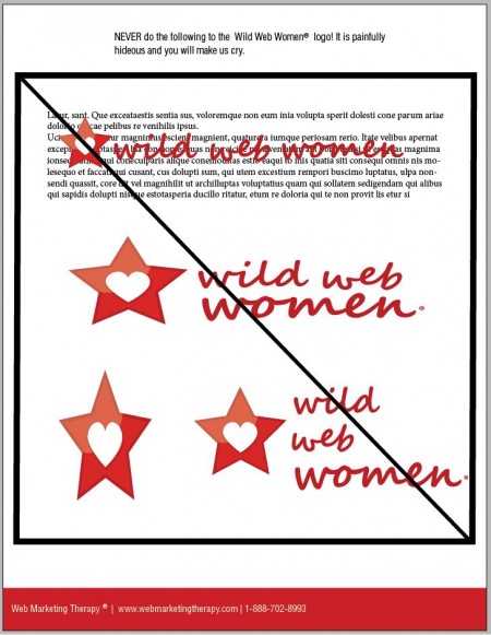 Web Marketing Therapy Style Guide Wrong Orientation